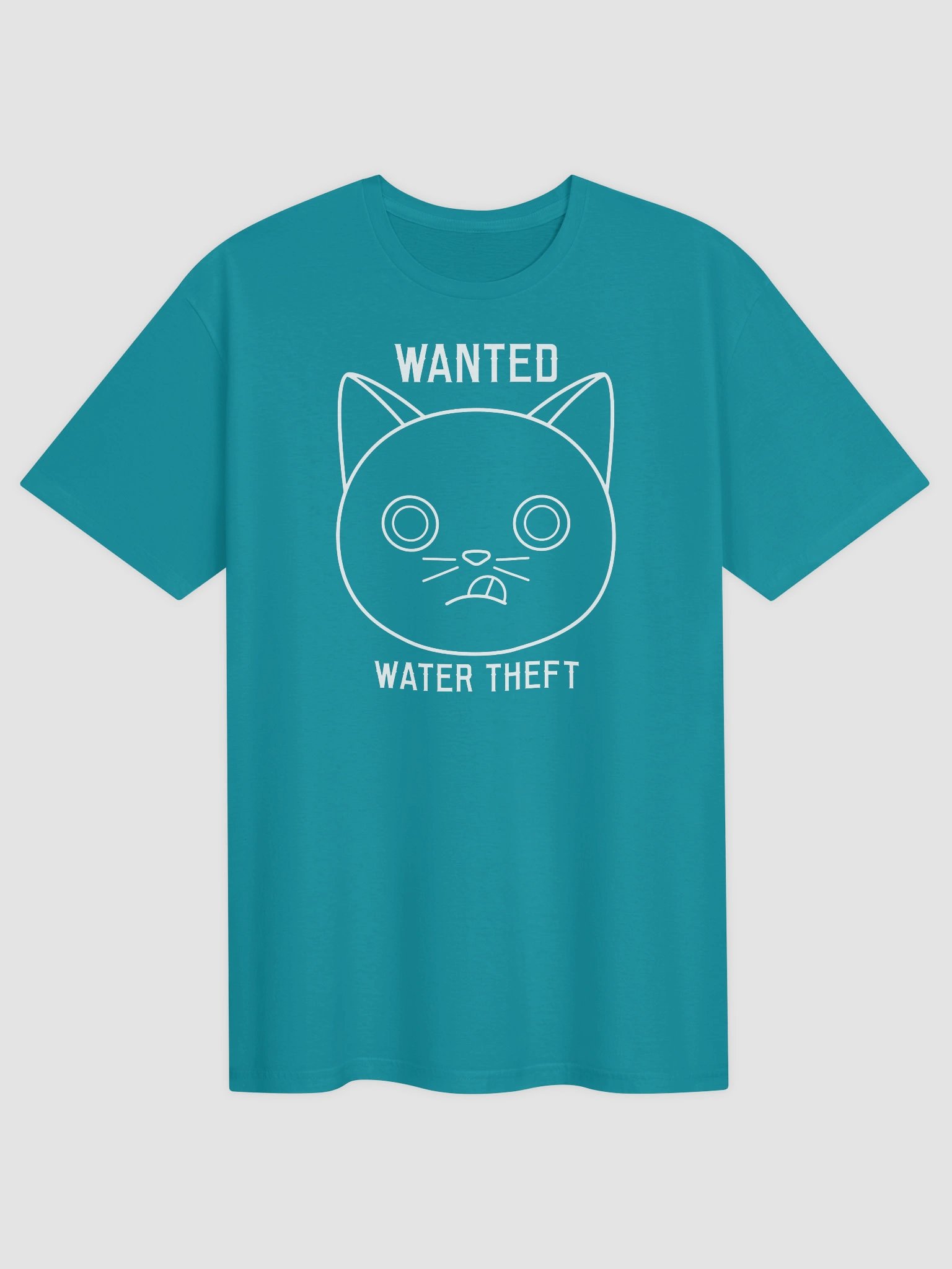 Wanted (Water Theft - White Print) - Unisex Adult Super Soft Lightweight T-shirt product image (22)
