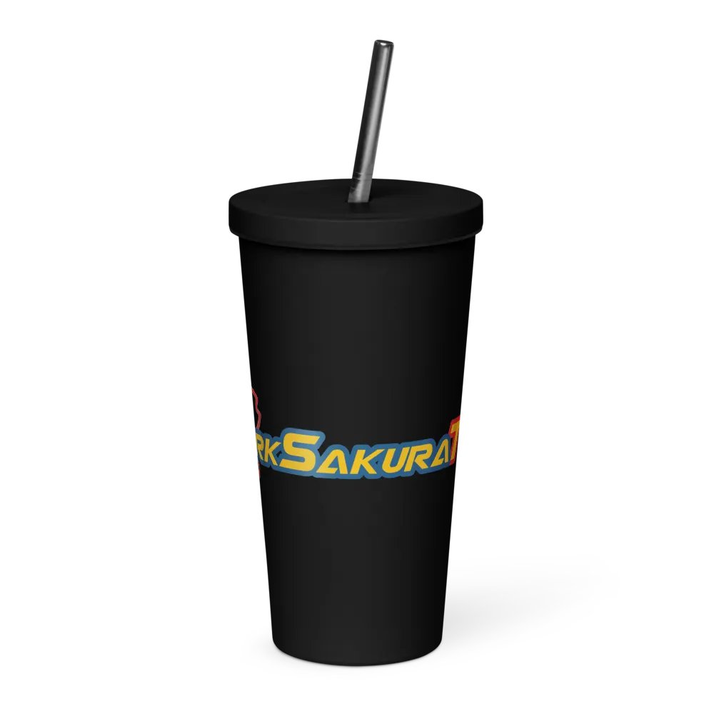 DarkSakuraTTV Insulated Tumbler with a Straw product image (1)