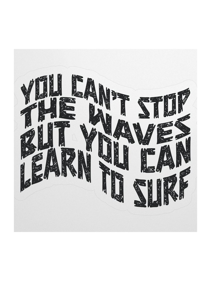 Can't Stop the Waves Kiss Cut Stickers product image (2)