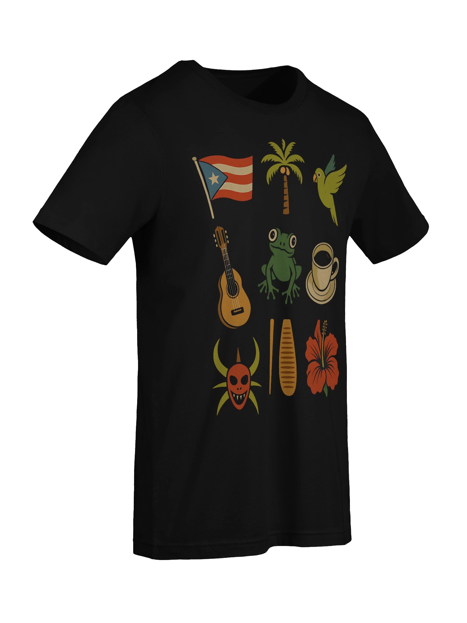 Símbolos de Puerto Rico Camiseta Unisex product image (7)