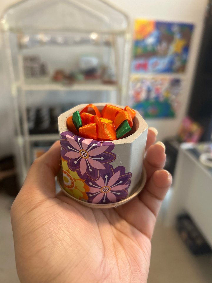 Addy’s artsy flower in pot #8 product image (1)