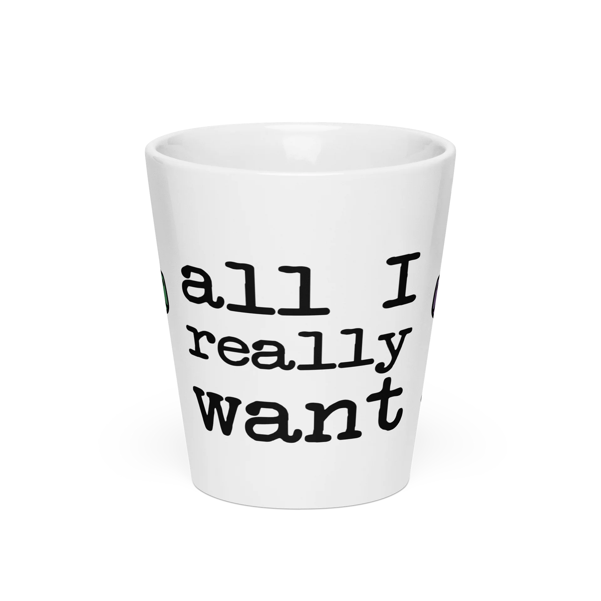 All I Really Want Latte Mug product image (3)