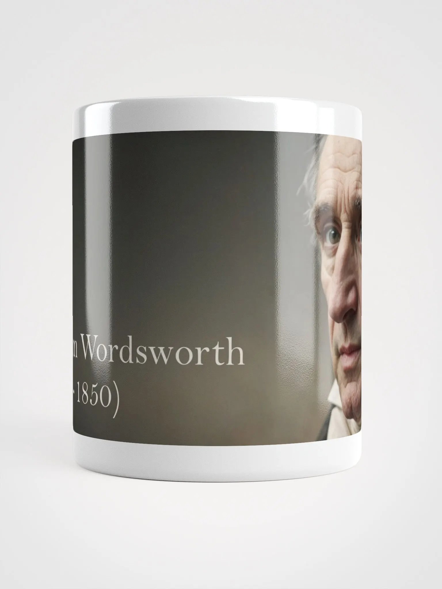 William Wordsworth Portrait White Mug product image (5)
