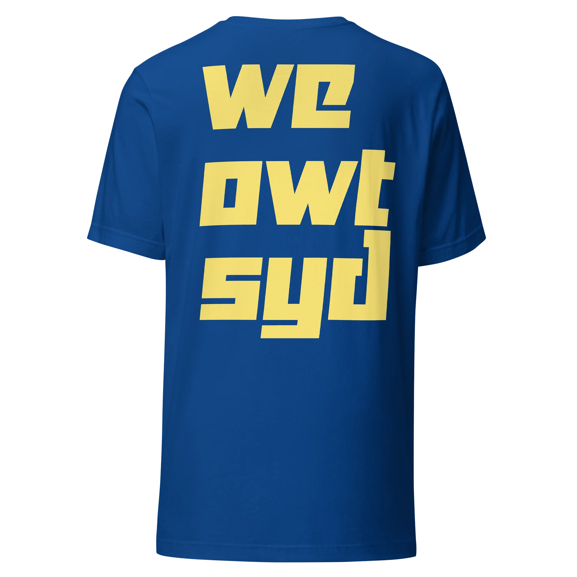 WeOwtsyd Gen 2 Premium T-Shirt - Alt Blue / Yellow product image (4)