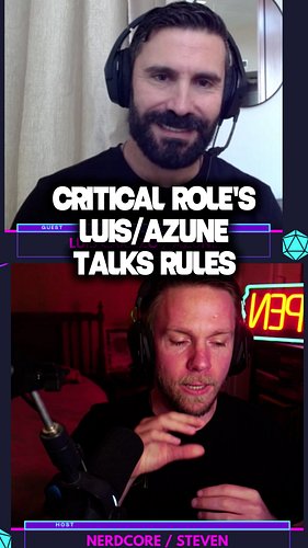 Actor and Actual Play star Luis Carazo shares an incredible way to view bending the rules in Dungeons & Dragons ( @dndwizards...