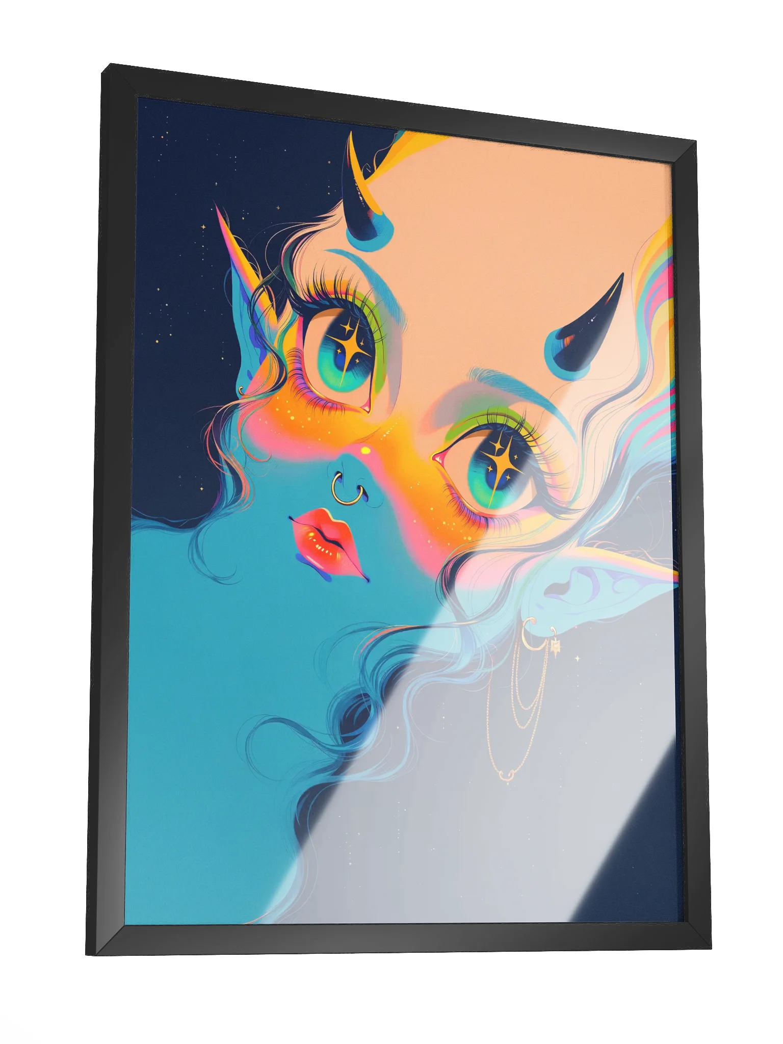 Born of Color and Night Framed Print product image (6)