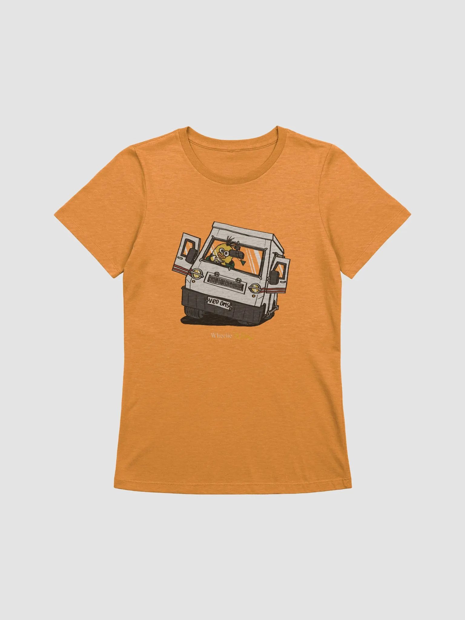 Wheelie Yellow driving women's T! product image (14)