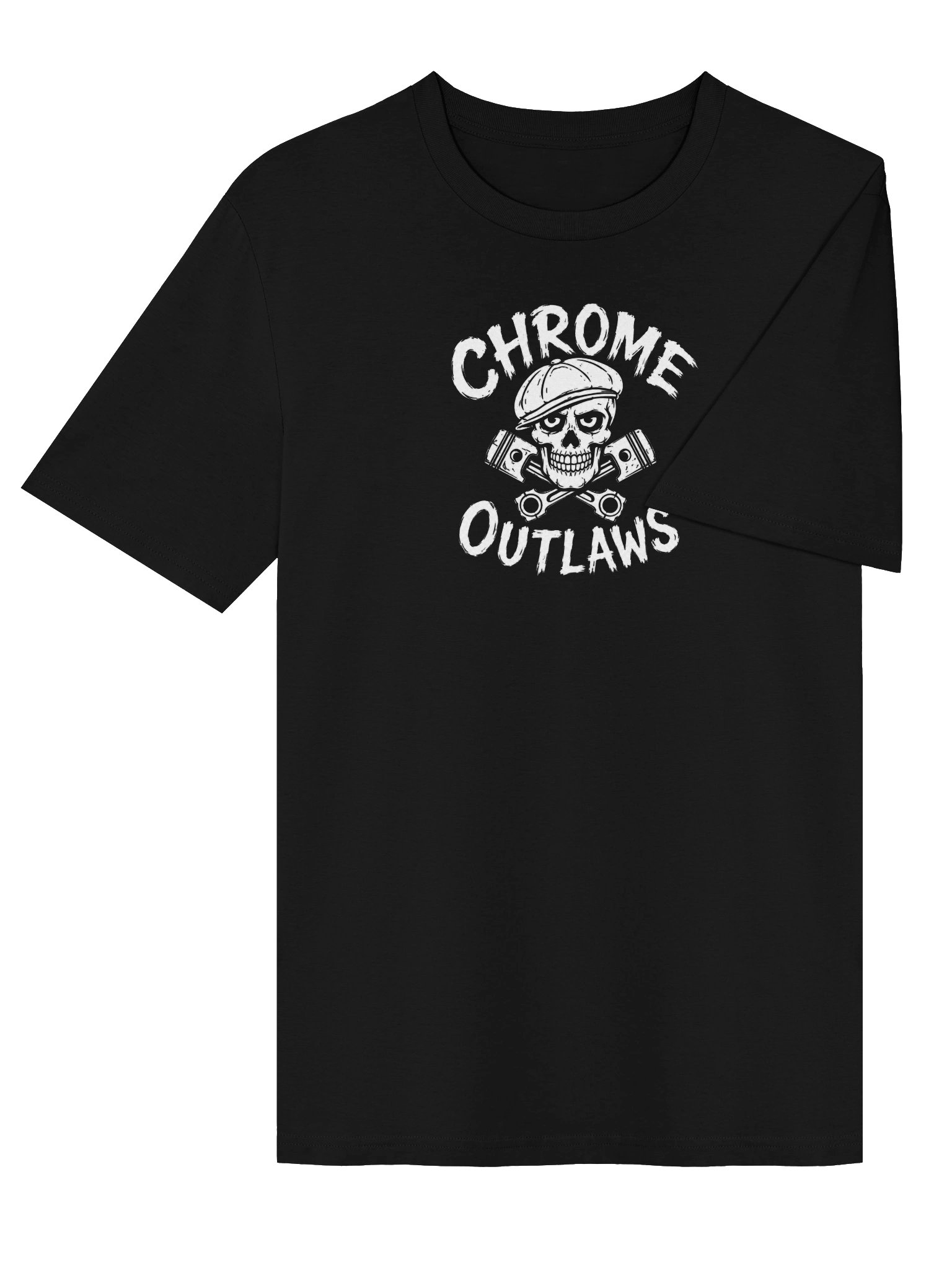 Chrome Outlaws Skull Tee product image (4)