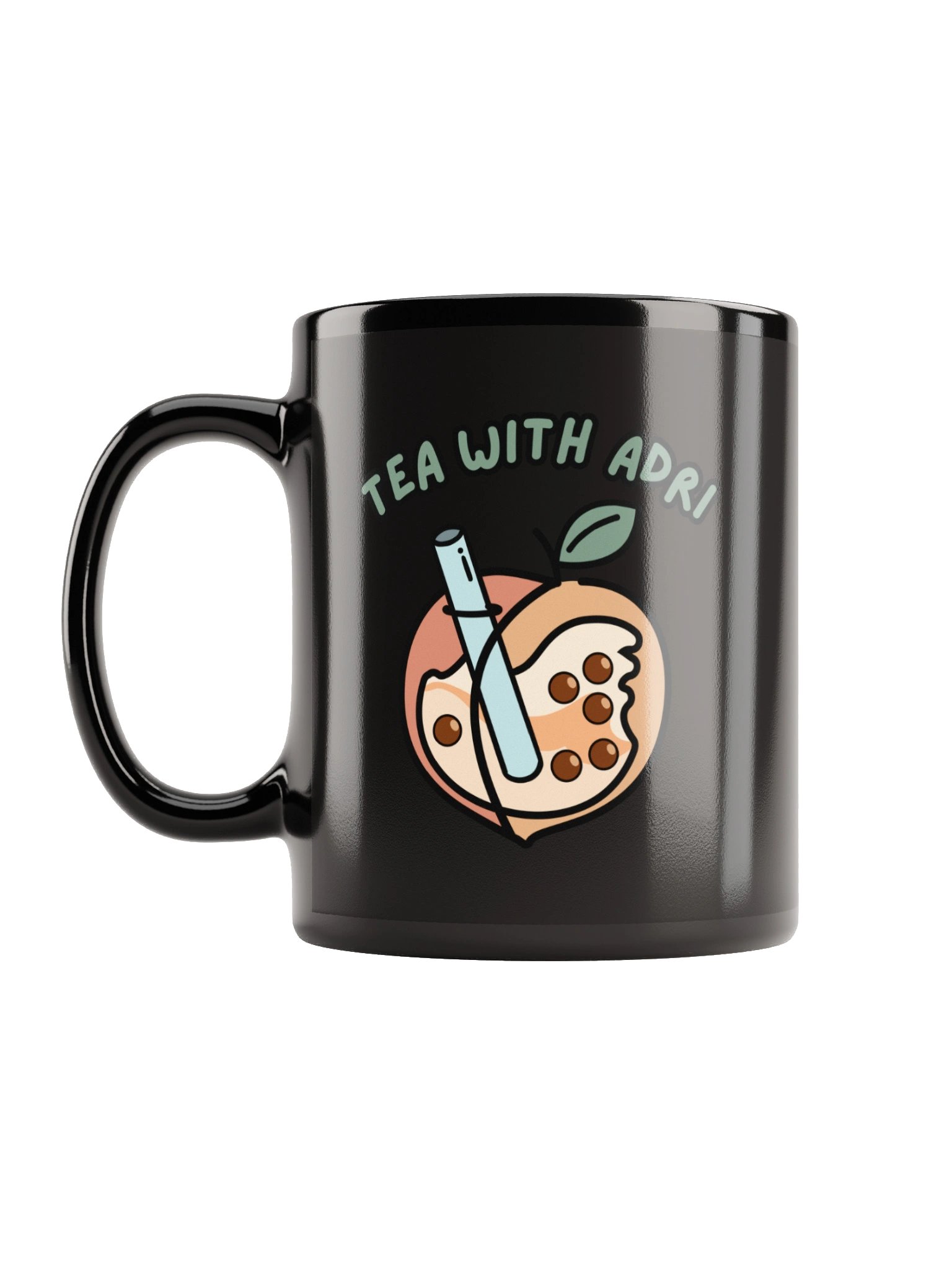 Peachy Boba Mug (Dark Edition) product image (6)