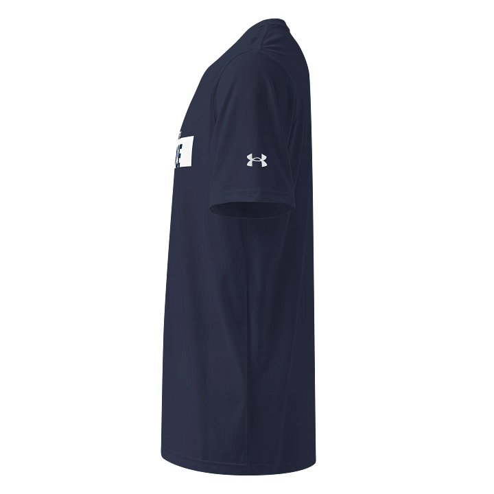 Navy with White UA Athletic Everything Cutout T-Shirt product image (2)