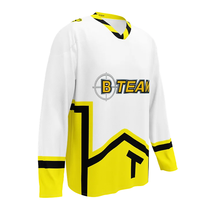 B-Team Sting Jersey - White And Yellow - Blank product image (1)