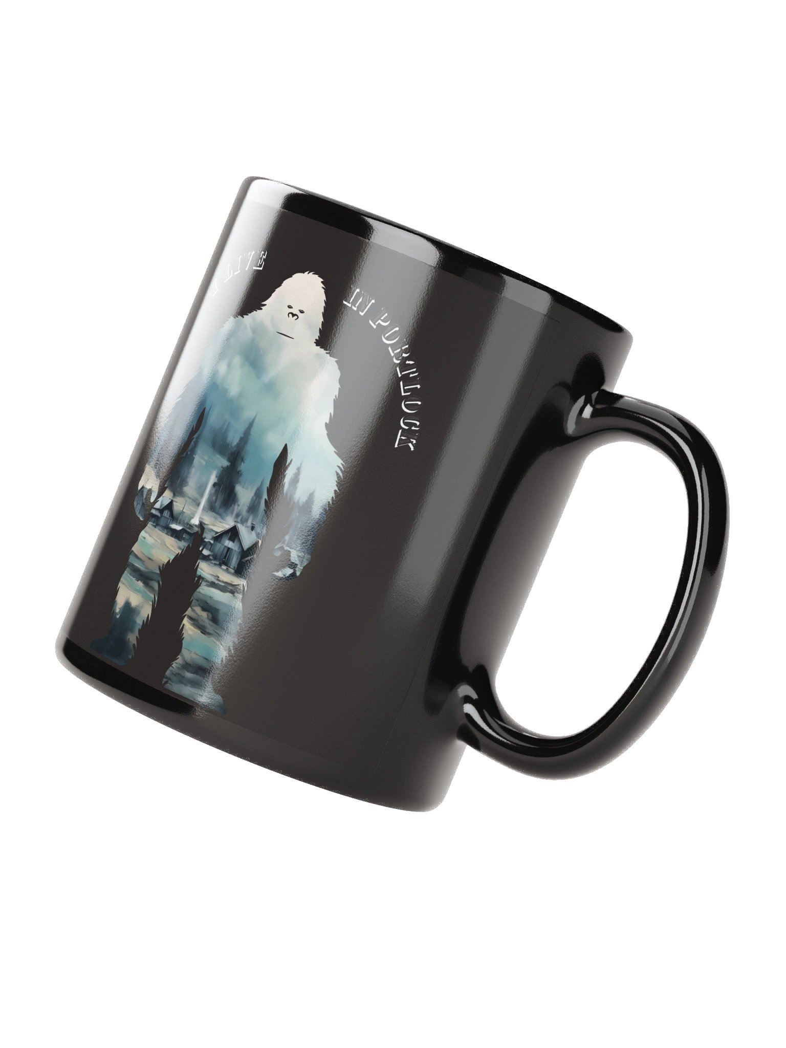 Bigfoot Lover's Scenic Silhouette Mug product image (3)