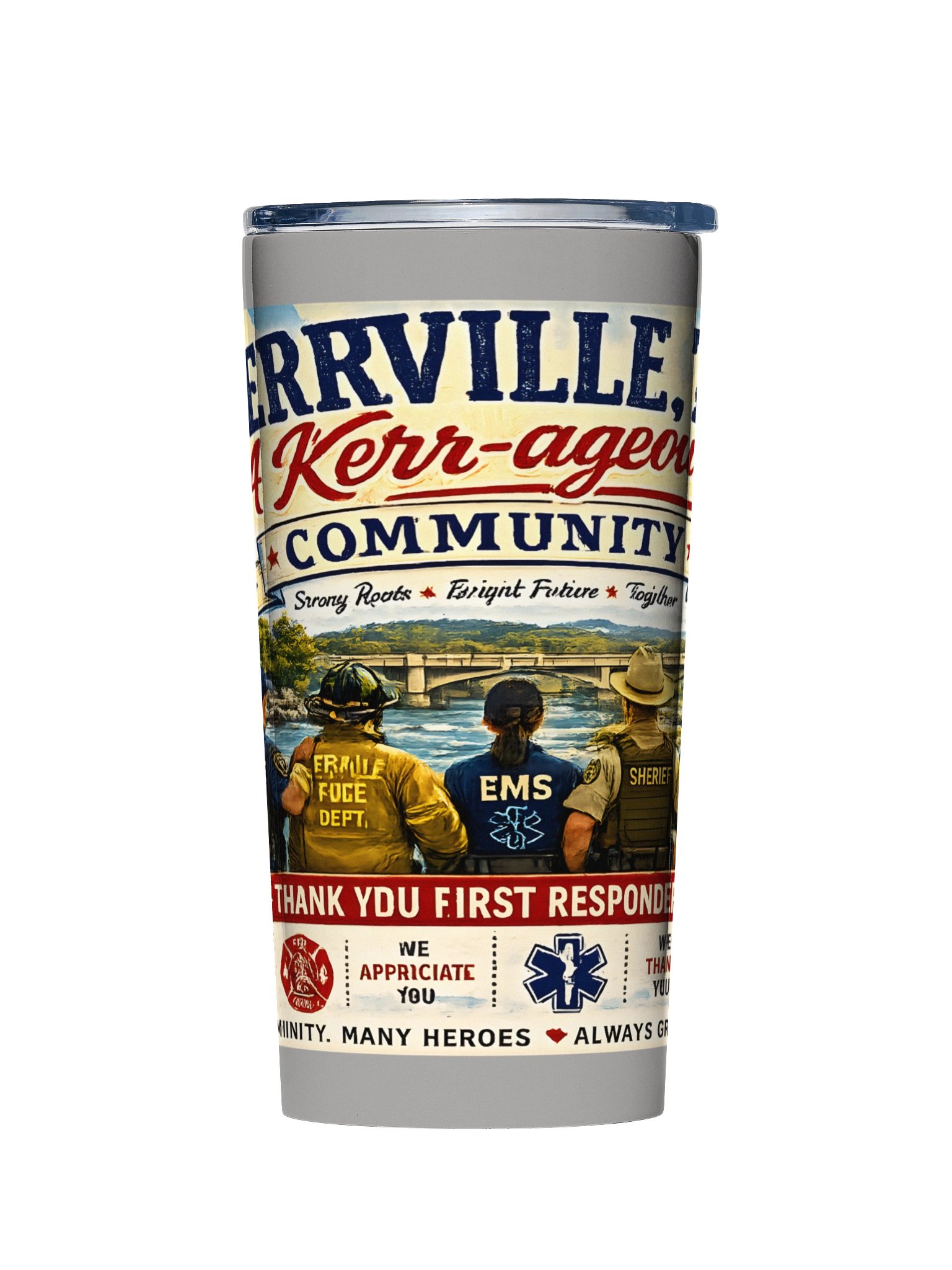 Kerr-ageous 1st Responders & Community Tumbler product image (1)
