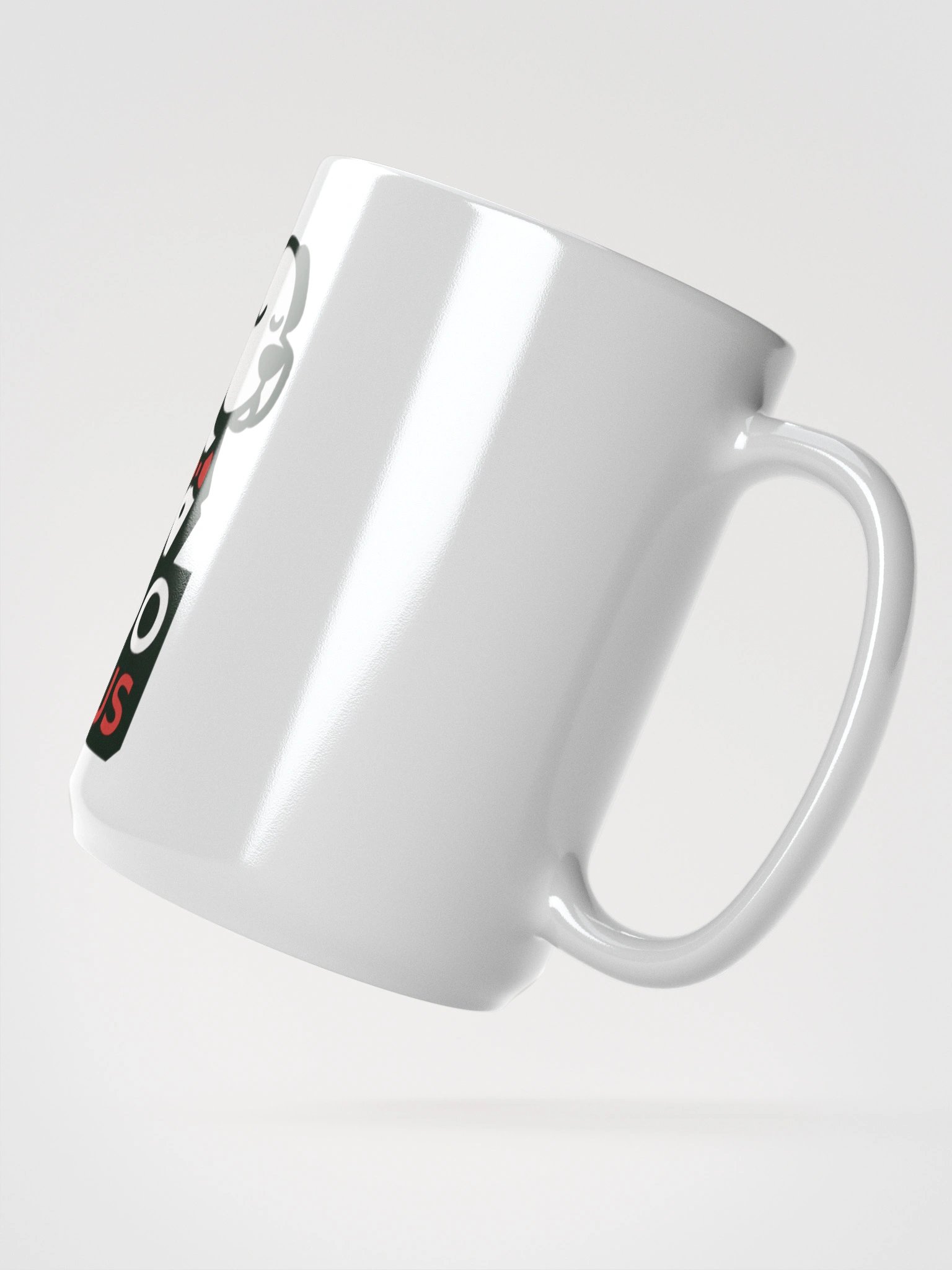 Tuxedo Cerberus White Glossy Mug product image (2)