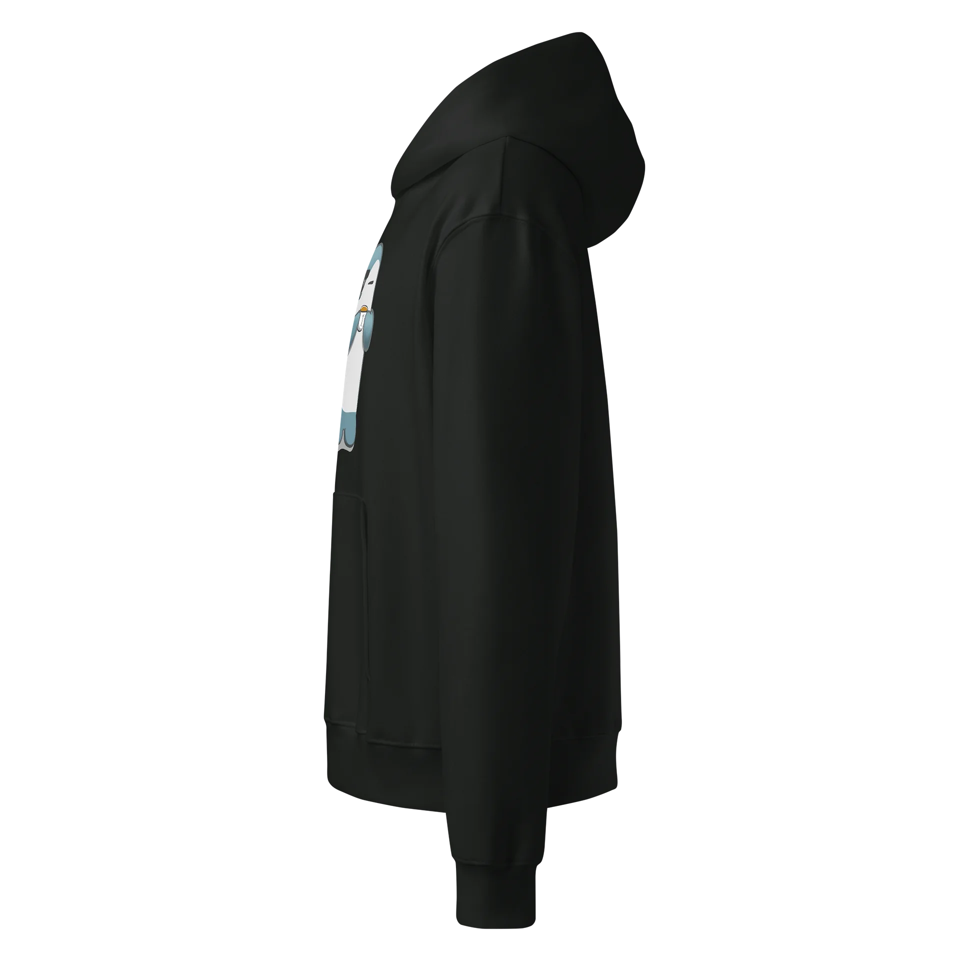 Ssshhh… coffee first - oversized poly fleece lined product image (3)