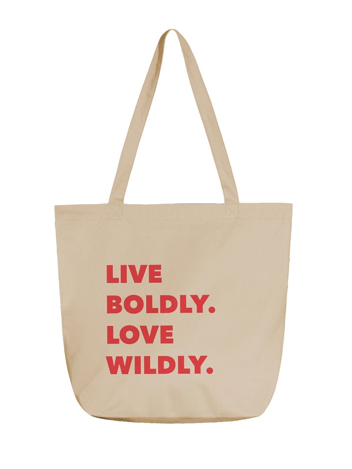 Live Boldly Love Wildly Tote Bag product image (1)