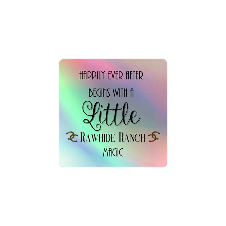 Rawhide Ranch Magic Holographic Sticker product image (1)
