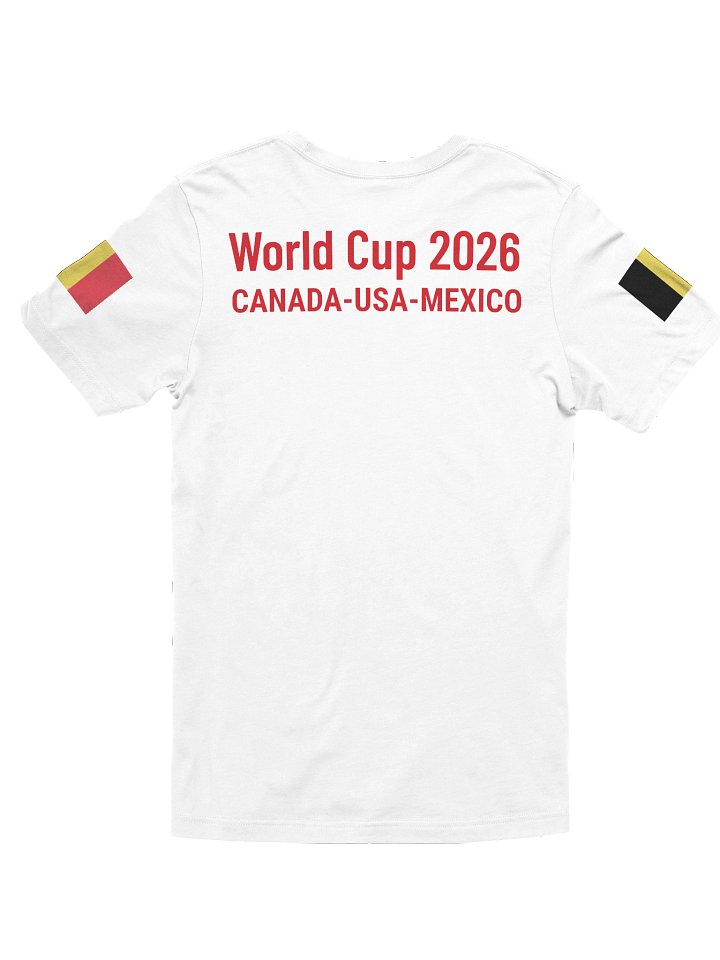 Belgium 2026 World Cup Flag Tee- Premium Unisex T-Shirt product image (12)