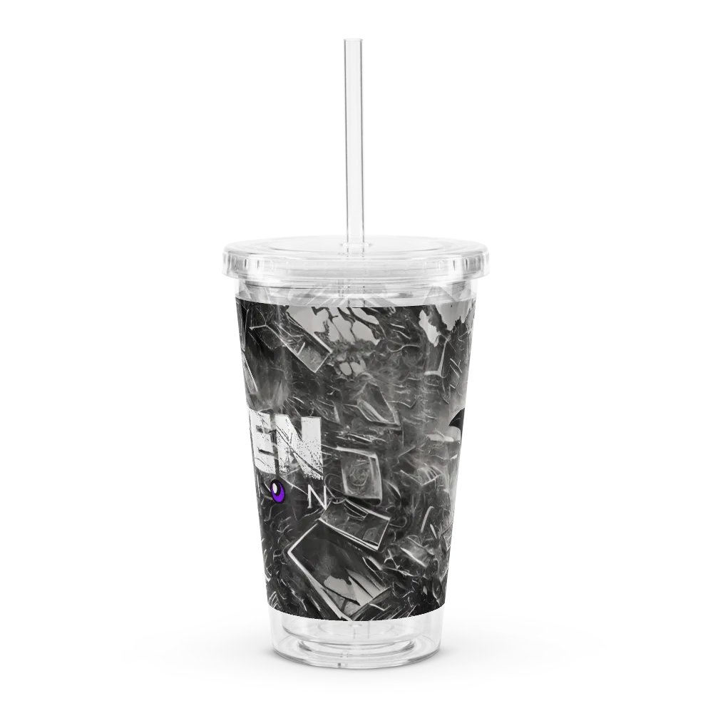 Raven Fiction Double Wall Clear Plastic Tumbler (16 oz) product image (1)