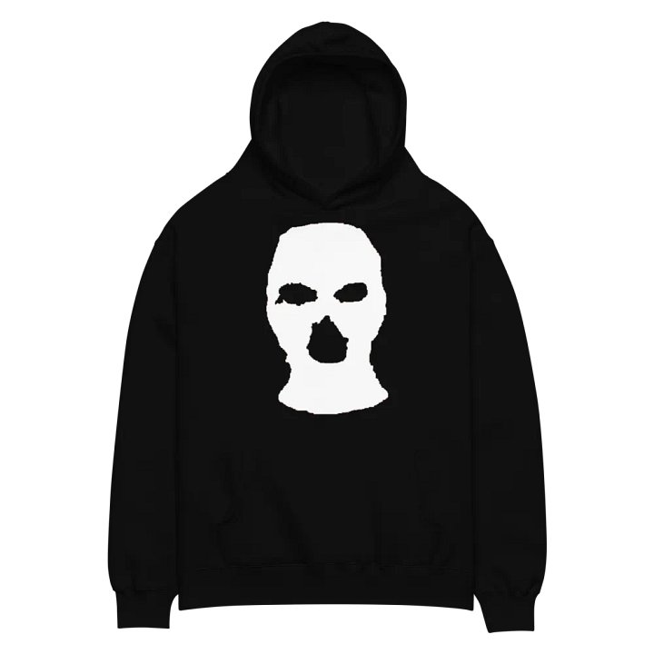 WHITE SKI MASK HOODIE product image (2)