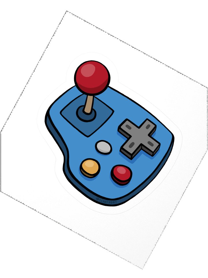 Retro Gaming Reimagined - Kiss Cut Sticker product image (6)