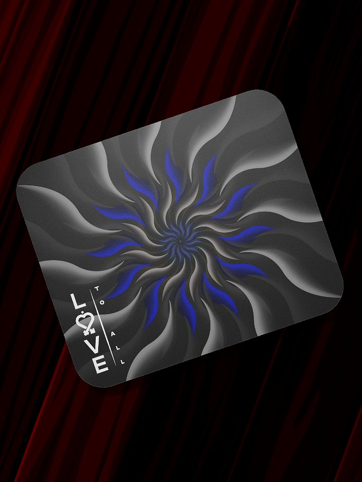 Blue Mandala Small Mousepad product image (1)