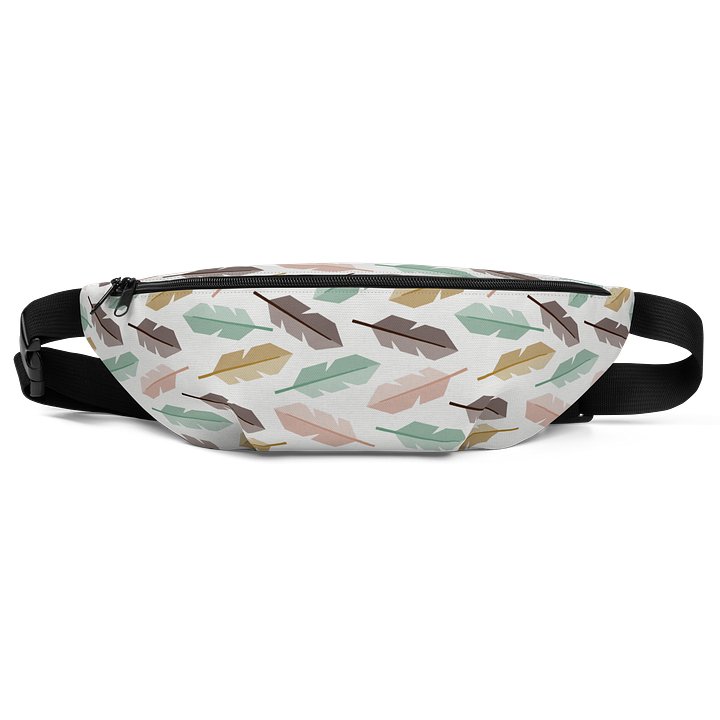 Mid-Century Modern Feathers All-Over Fanny Pack product image (1)