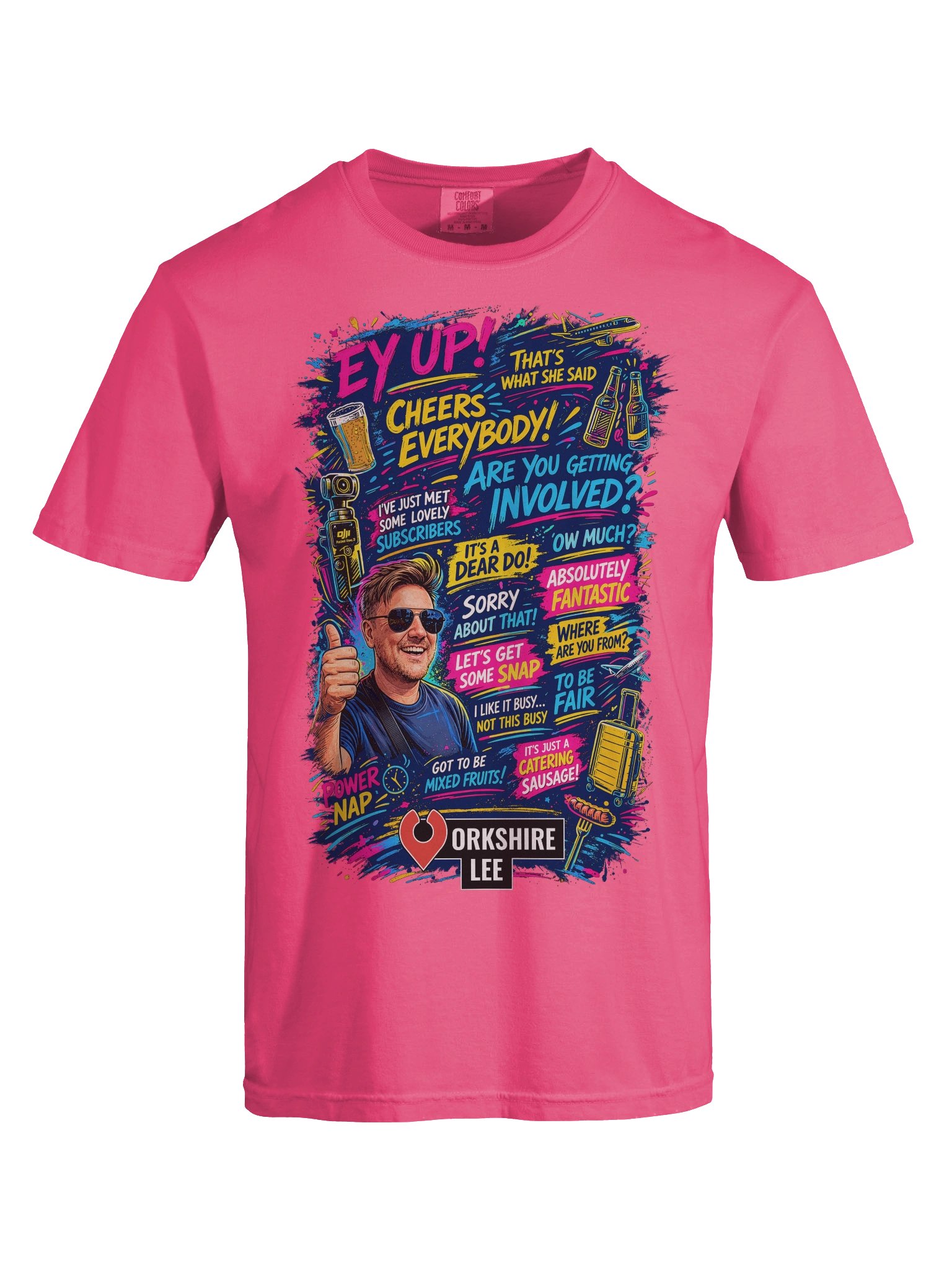 Yorkshire Lee Phrases T-Shirt Light product image (27)