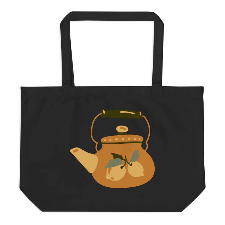 Lemon Grove Illustrated Teapot Tote product image (2)