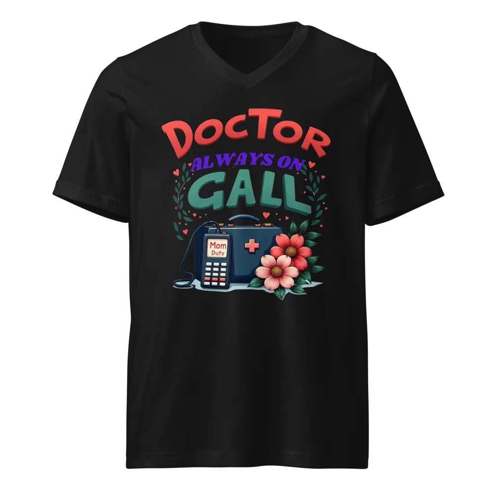 Mom Duty, Doctor Always on Call V-Neck Tee product image (1)