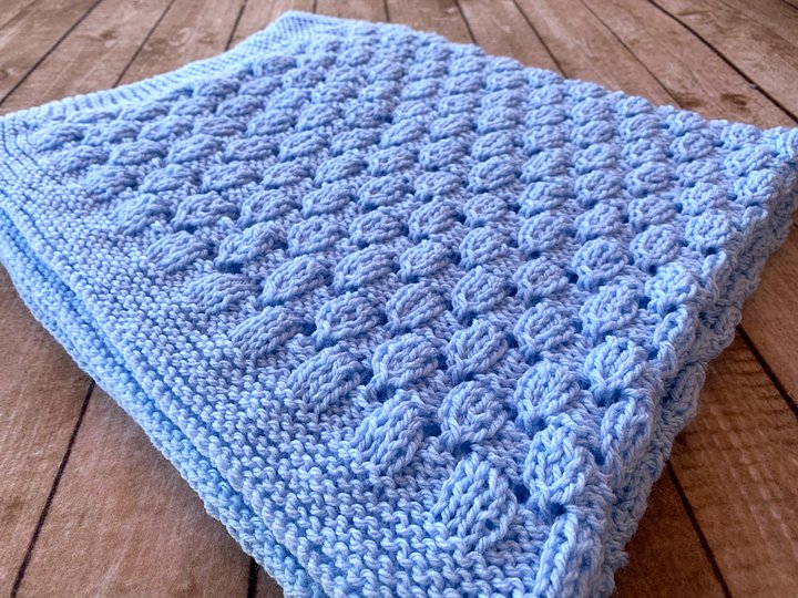 Lullaby Knit Baby Blanket product image (1)