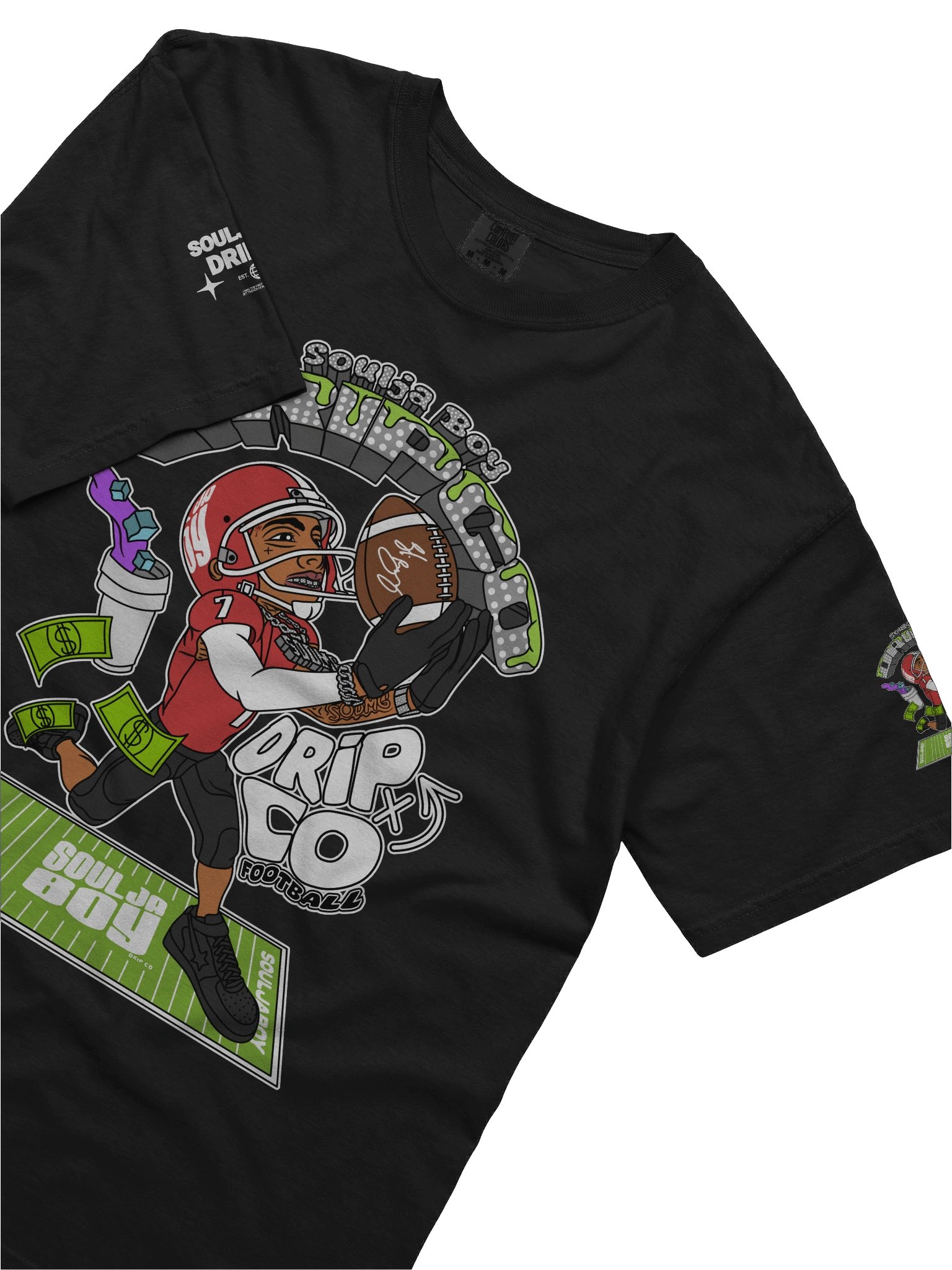 SOULJABOYDRIPCO FOOTBALL TEE product image (5)