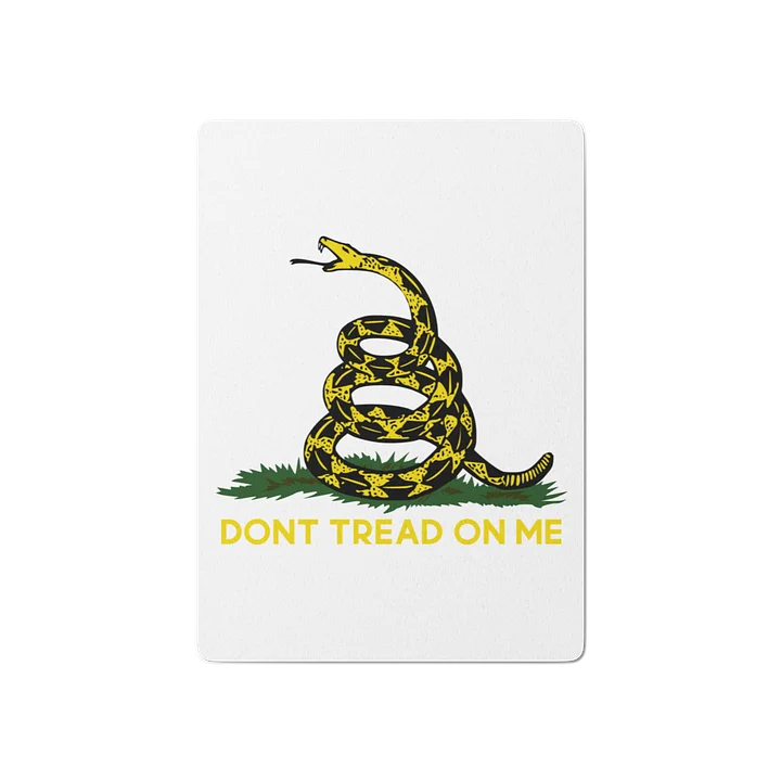 Don't Tread On Me Playing Cards product image (1)