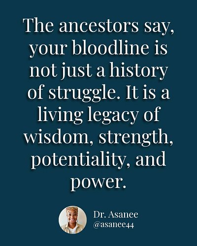 We often remember the hardship, the loss, the things that broke our bloodlines. But your ancestors also produced healers, bui...