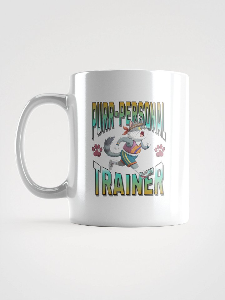 Purr Personal Trainer Cat Mug product image (1)