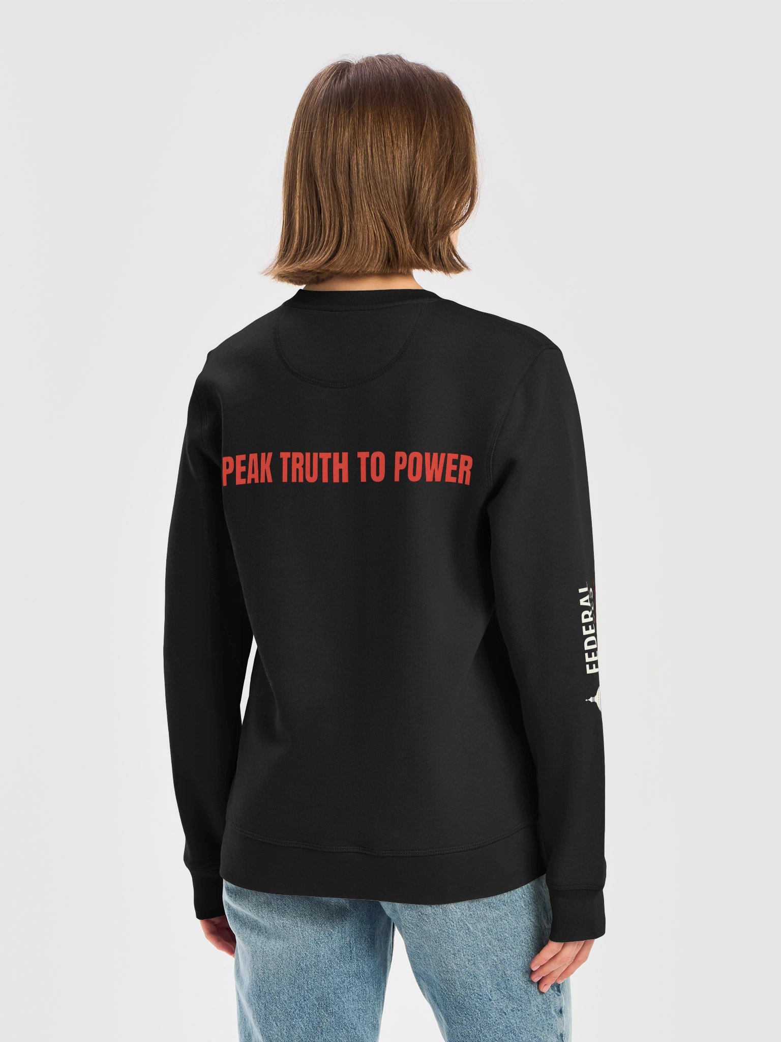 Speak Truth to Power — Federal Voices Crewneck product image (6)