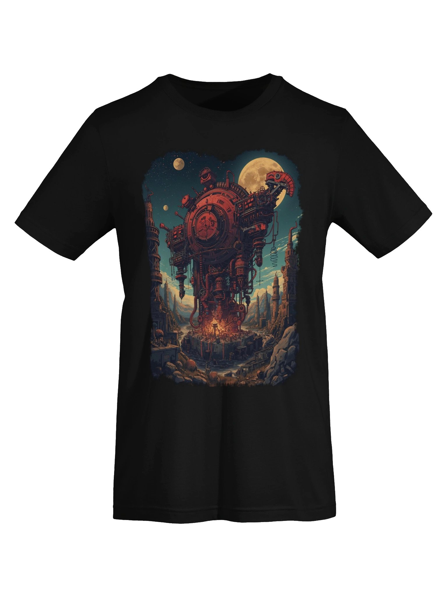 Retro-Futuristic Reactor Lightweight T-Shirt product image (4)