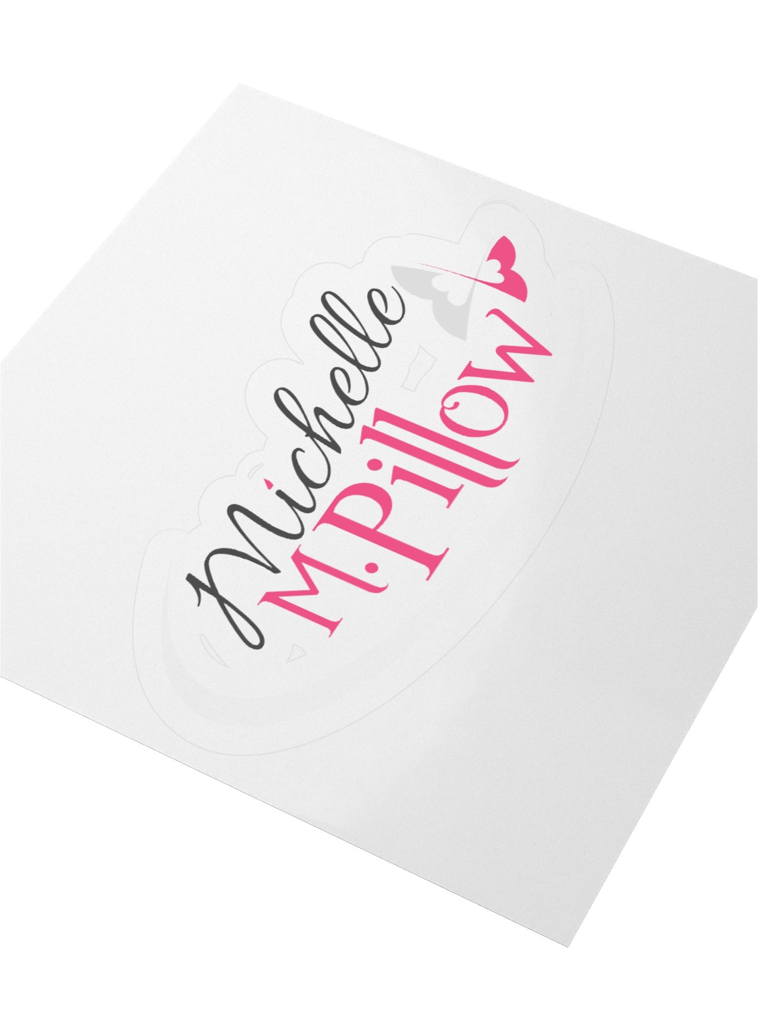 Michelle's Butterfly Logo Kiss Cut Stickers product image (3)