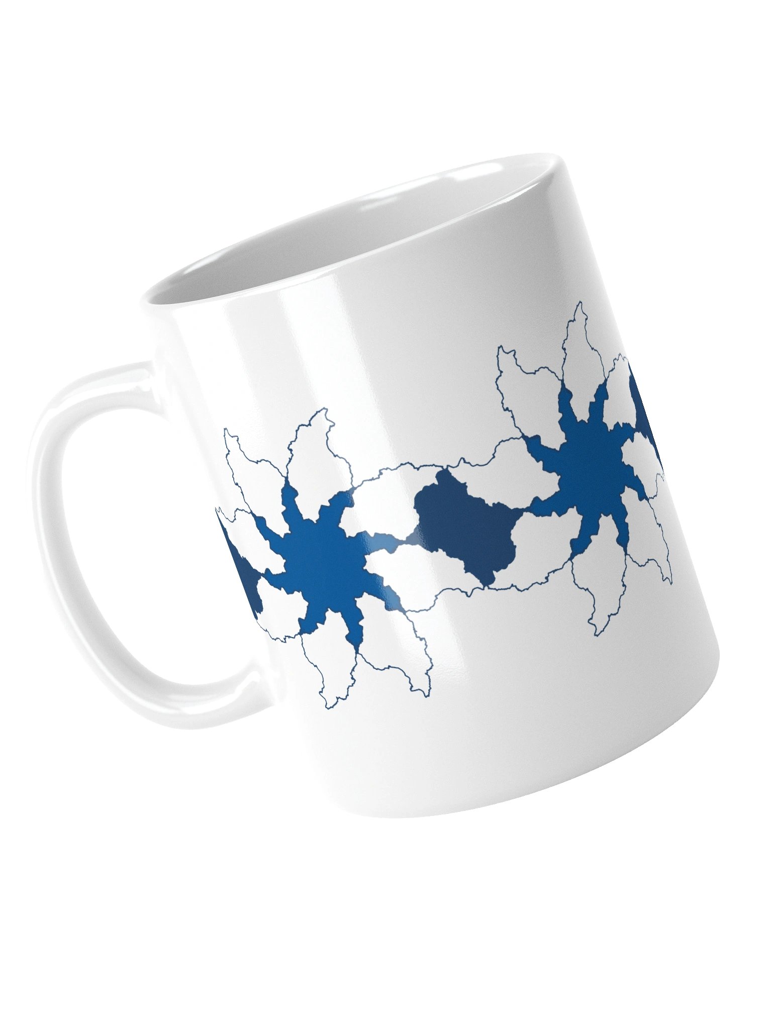 Where Iran Blooms Mug — Blue & White product image (5)