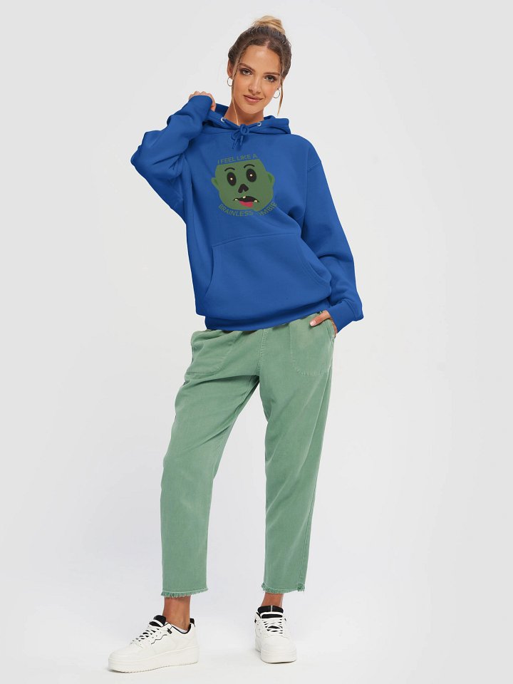 I Feel Like A Brainless Zombie Unisex Premium Pullover Hoodie product image (2)