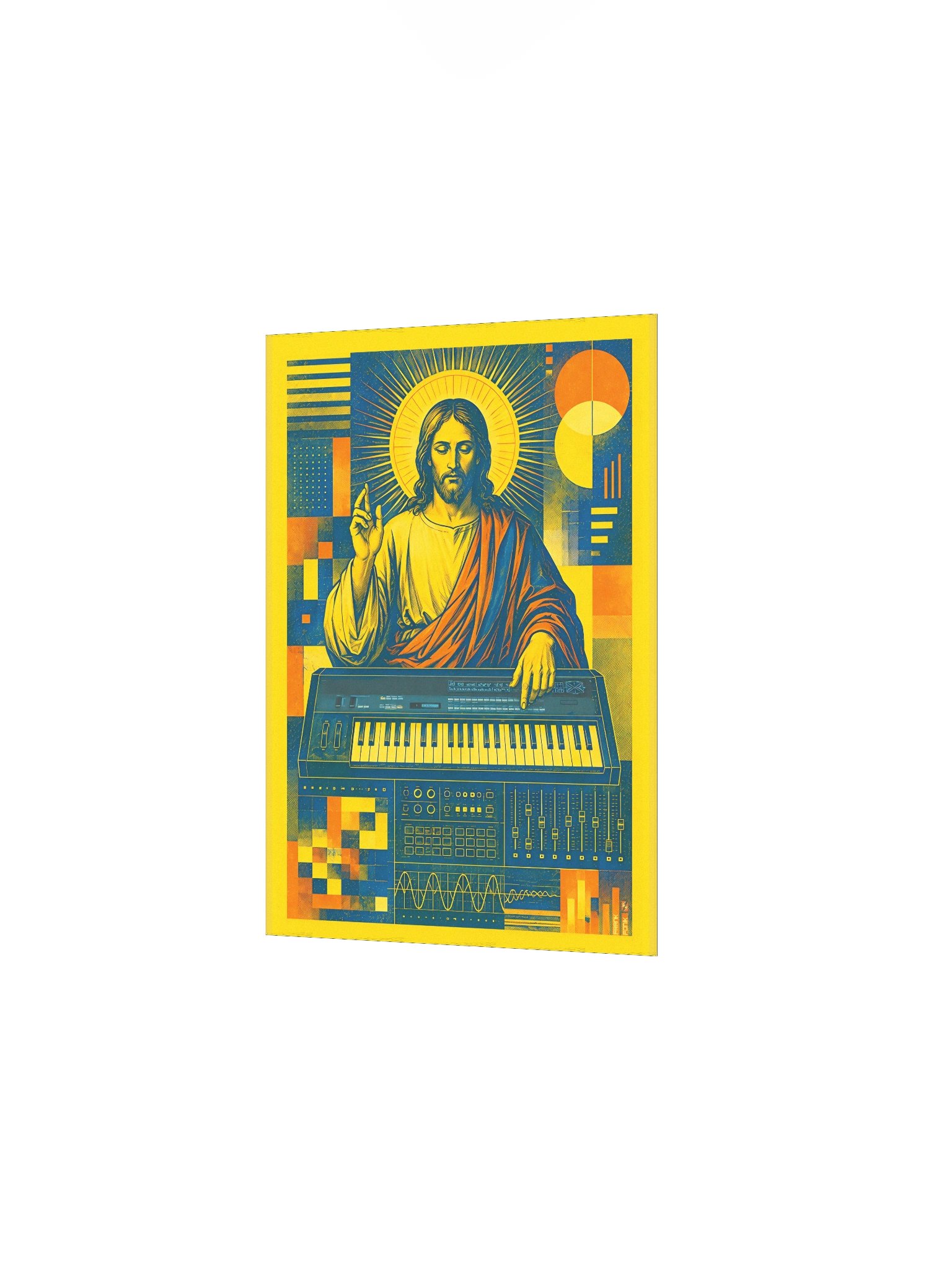 Synthesus Christ, by Frank Fonik (D-X-7 TRIBUTE) Matte Paper Poster product image (2)