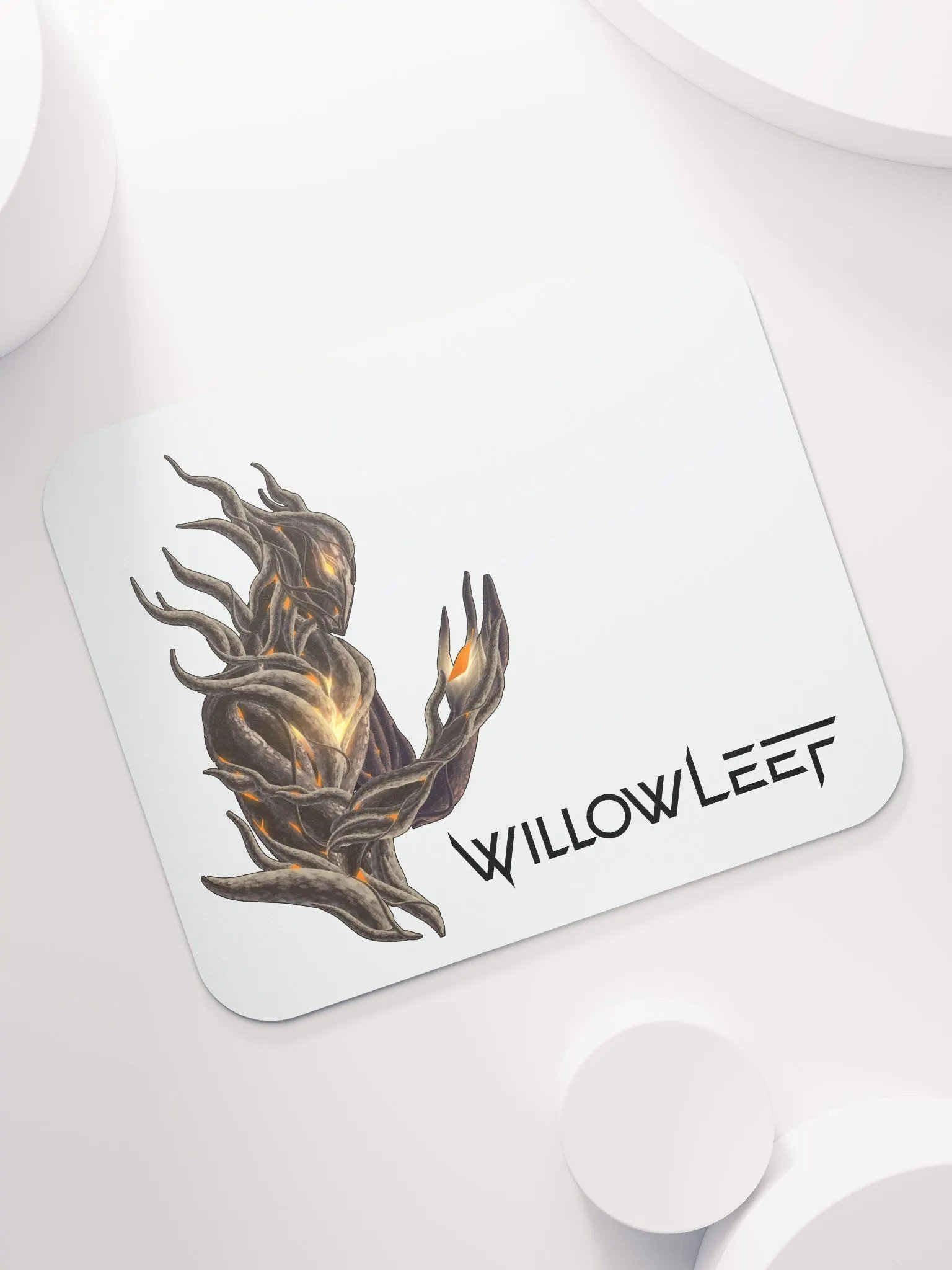 Orange Leef Protector Mousepad product image (1)