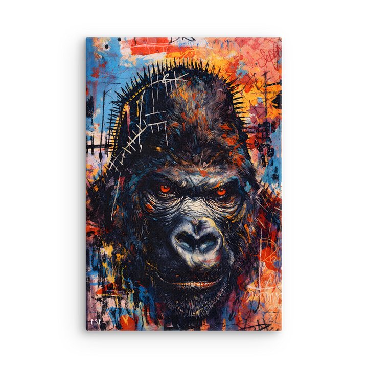 Gorilla Majesty: Urban Graffiti Pop Art by E.S.E. product image (4)