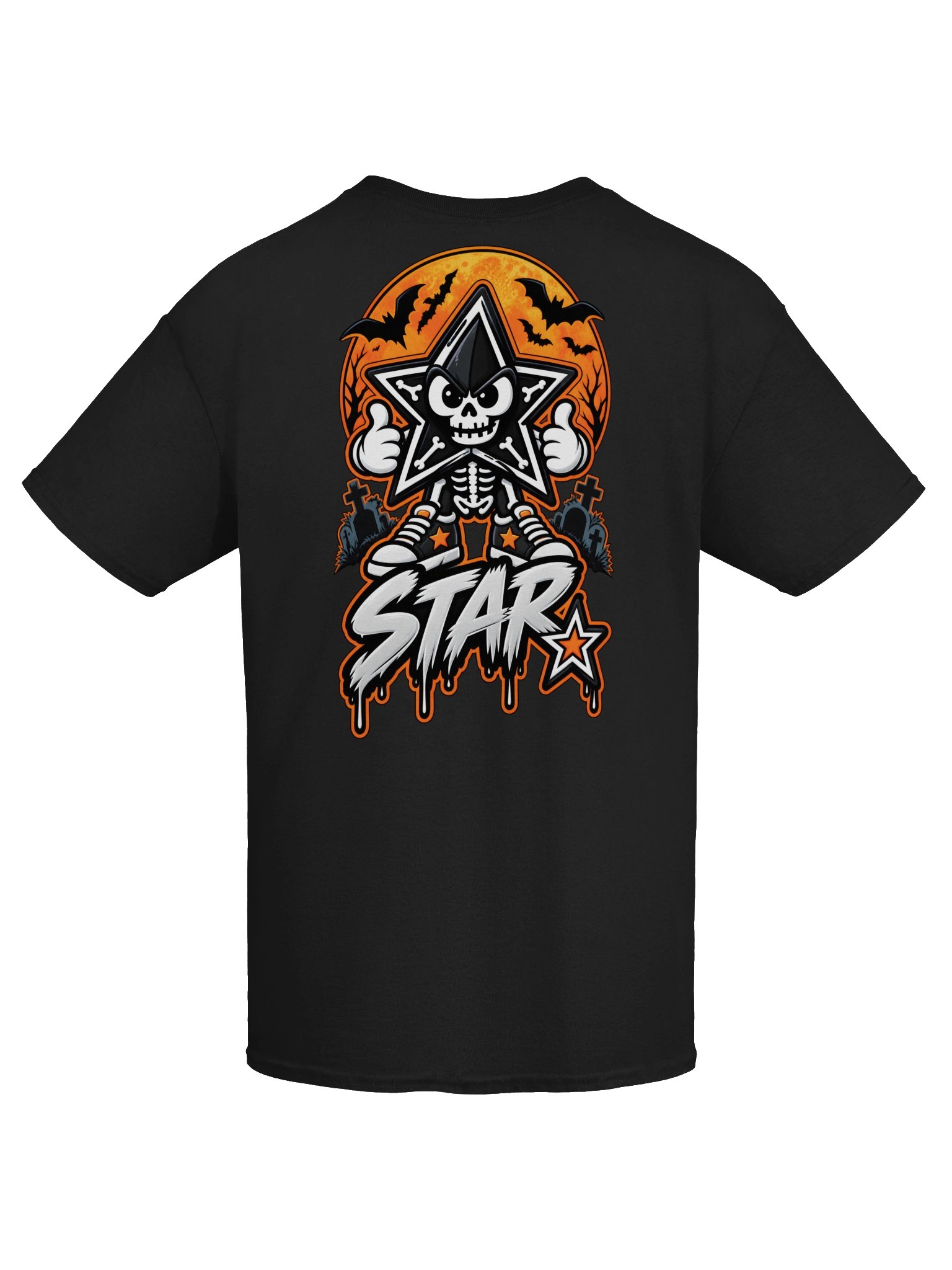 Halloween STAR Skull T-Shirt product image (7)