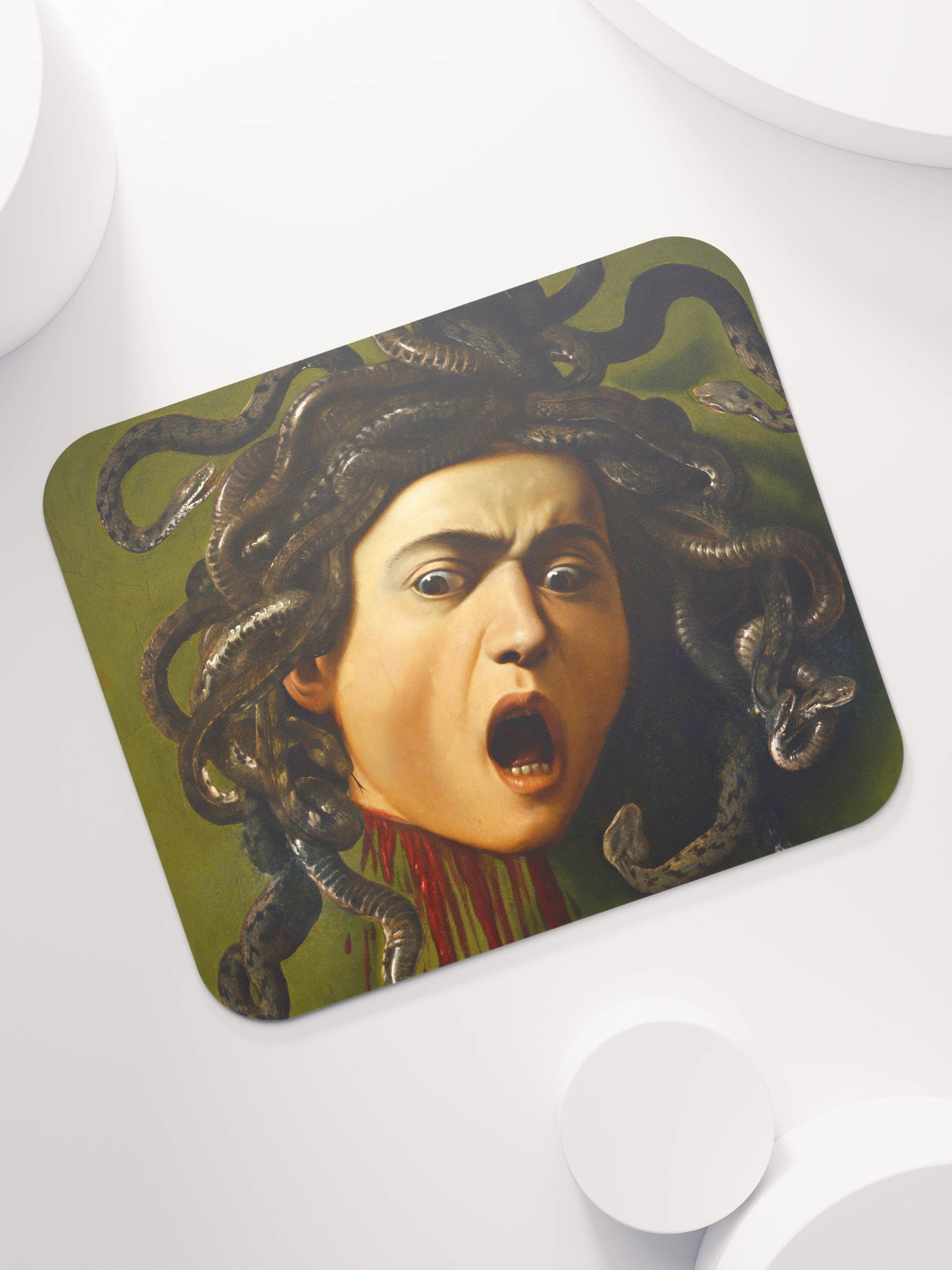 Caravaggio – Medusa (1597) Mouse Pad product image (7)