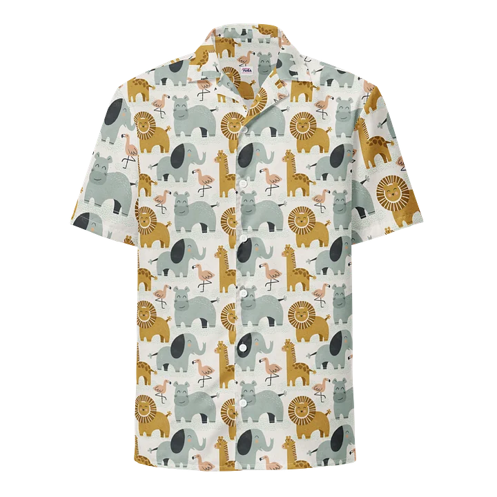 Retro Jungle Animals Hawaiian Shirt product image (1)