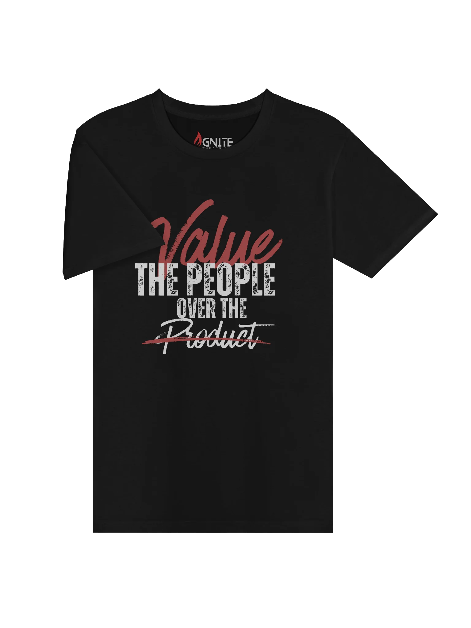 Ignite Theatrical “People Over Product” Premium Tee product image (3)