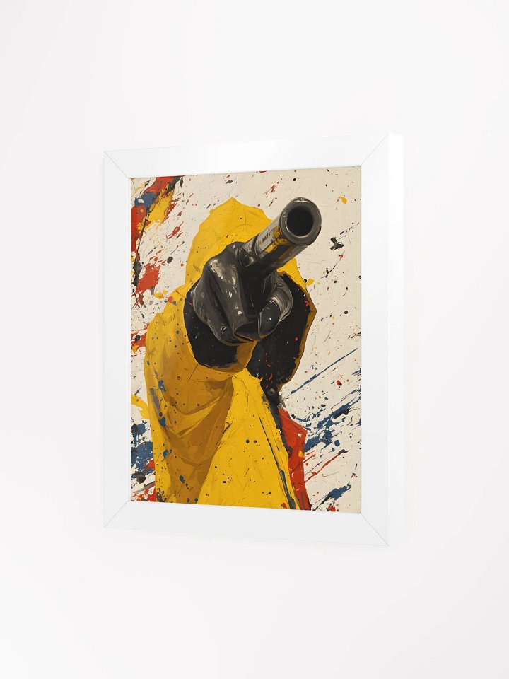 Framed wall art, titled 'Accusing can be the same as shooting' product image (14)