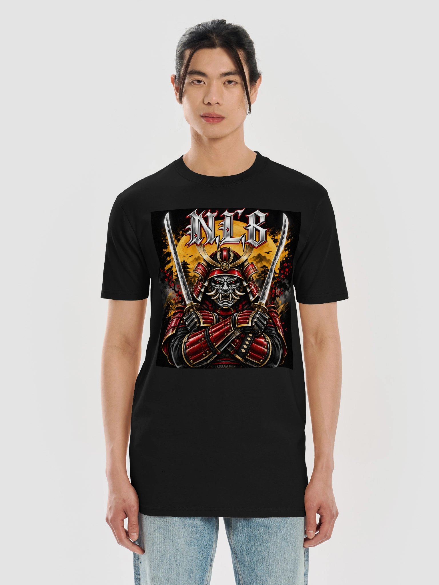 NL8 Samurai Moon Heavyweight Tee product image (5)