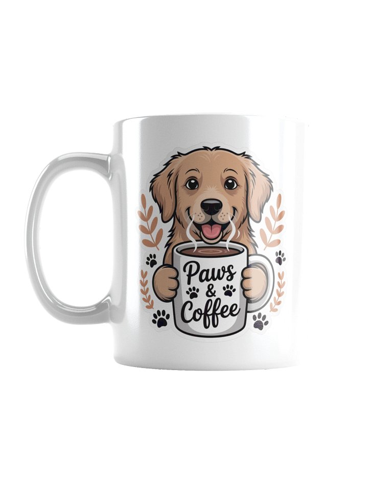 Paws & Coffee Dog Lover Mug – Adorable Morning Design product image (1)